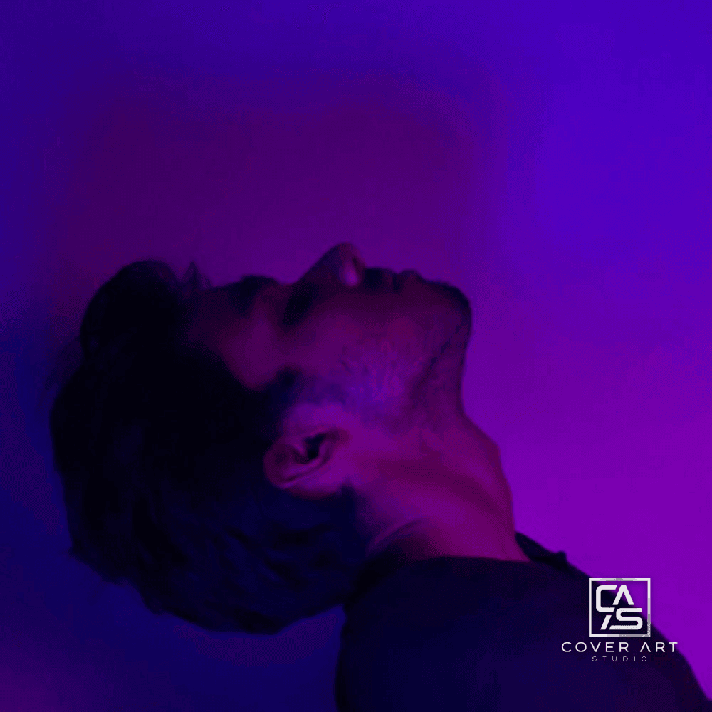 Cyber Visor — premium hardstyle cover art 3000×3000 HD