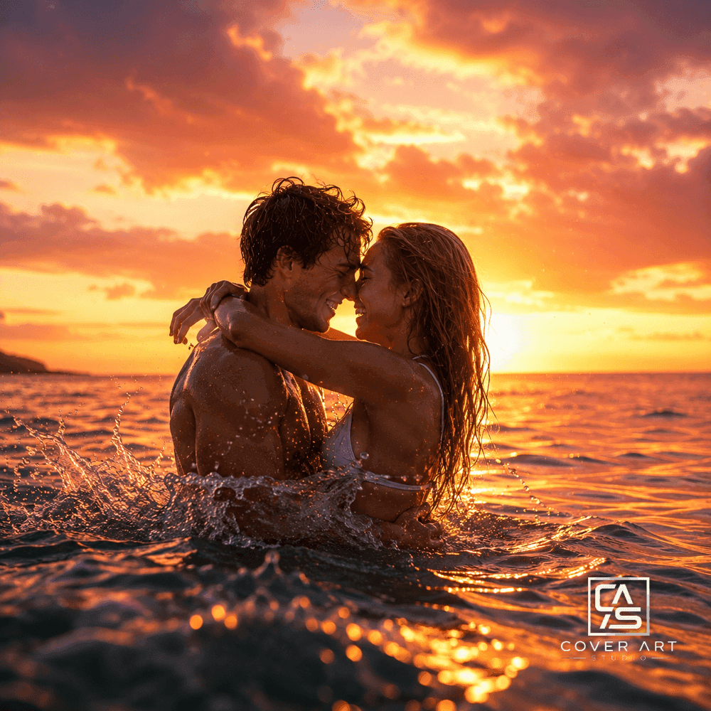Sunset Embrace — premium r&b cover art 3000×3000 HD