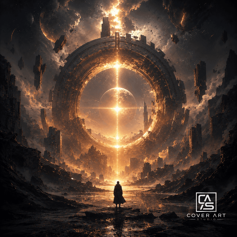 Genesis Gate — premium trance hardstyle cover art 3000×3000 HD