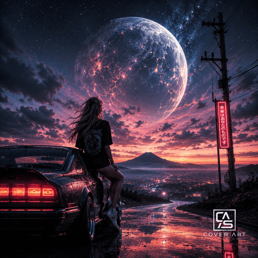 Ethereal Gate — premium euphoric hardstyle cover art 3000×3000 HD