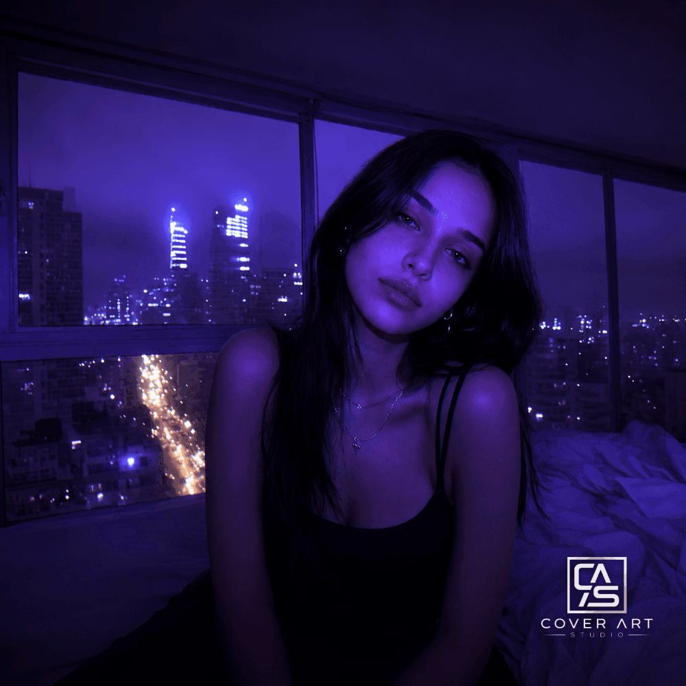 Neon Confessions — premium r&b cover art 3000×3000 HD