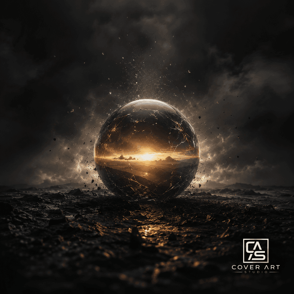 Deep Current — premium trance cover art 3000×3000 HD