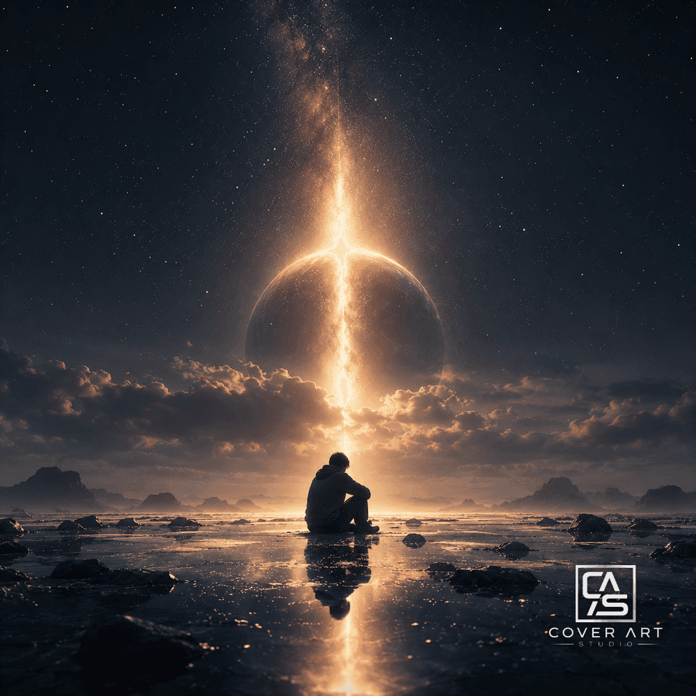 Silent Ascension — premium trance cover art 3000×3000 HD