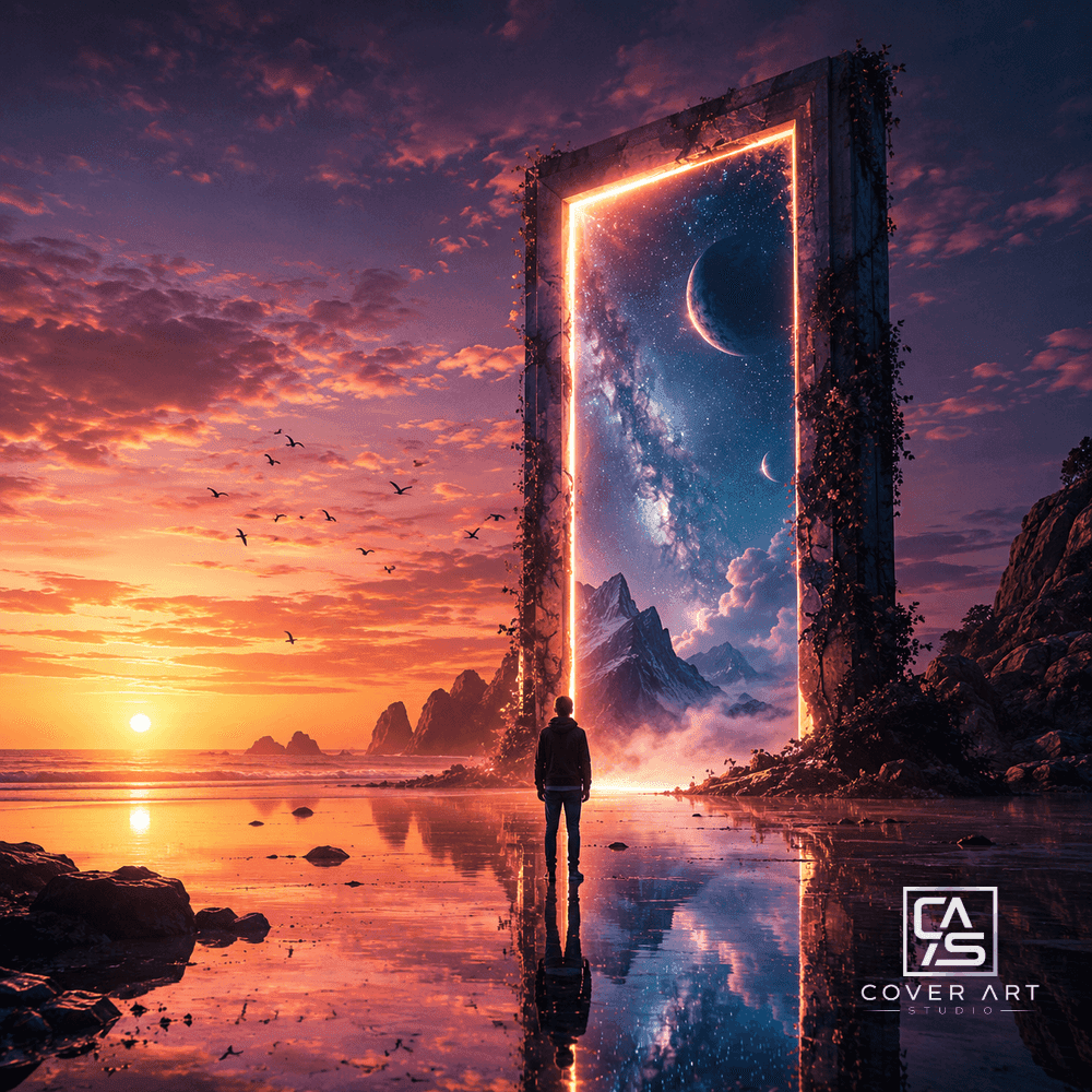 Portal to Elysium — premium trance cover art 3000×3000 HD